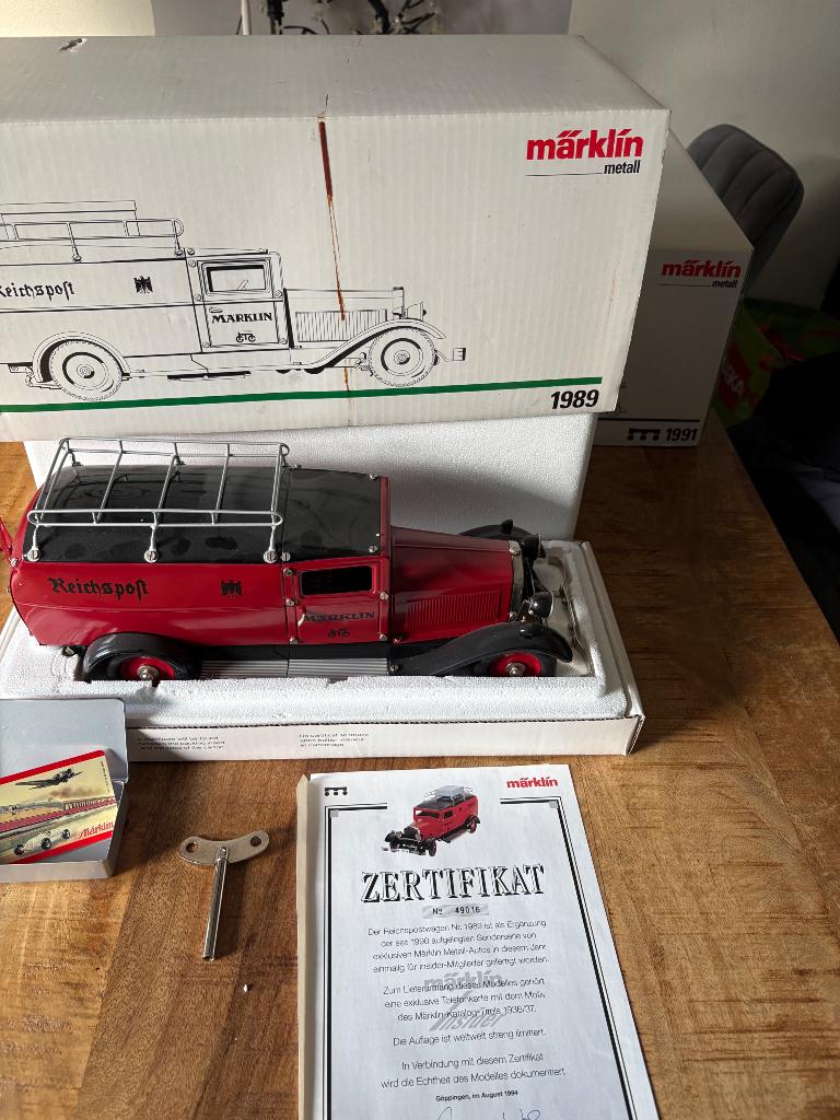 Marklin auto, Wisselstroom, Treinset, Ophalen of Verzenden, Zo goed als nieuw