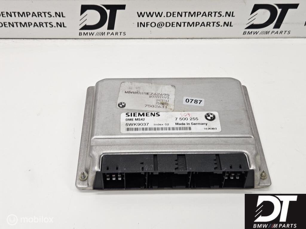 Ecu DME BMW E46 323i M52 MS42 12147500255, Gebruikt, Ophalen of Verzenden