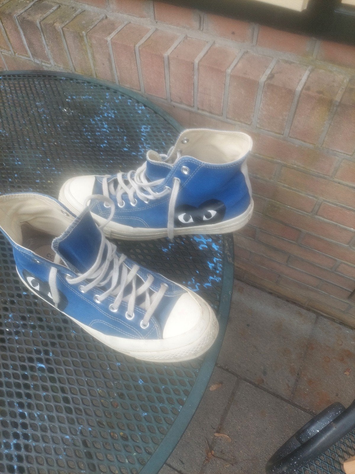 Converse Comme des Garçons Play All Star High Top Blauw, Kleding | Heren, Schoenen, Blauw, Converse, Ophalen of Verzenden, Gedragen