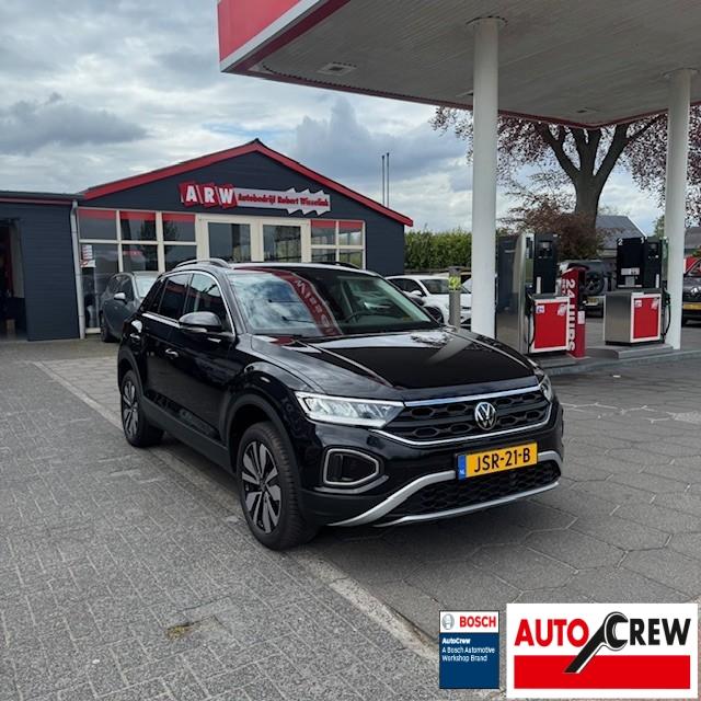 VOLKSWAGEN T-Roc 1.5 TSI 150pk 7-DSG GOAL, Auto's, Volkswagen, 4 cilinders, 150 pk, Leder en Stof, Zwart