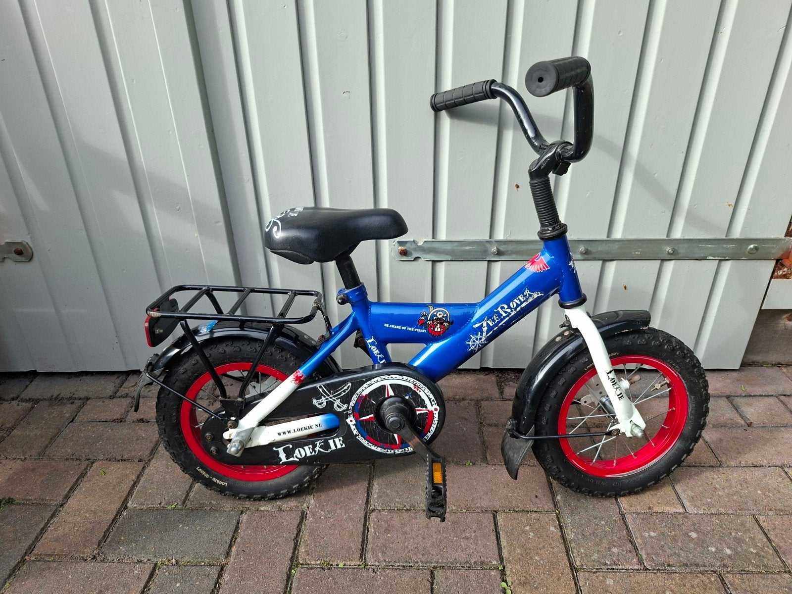 12inch Loekie kinderfiets, Ophalen, Terugtraprem, Gebruikt, Loekie