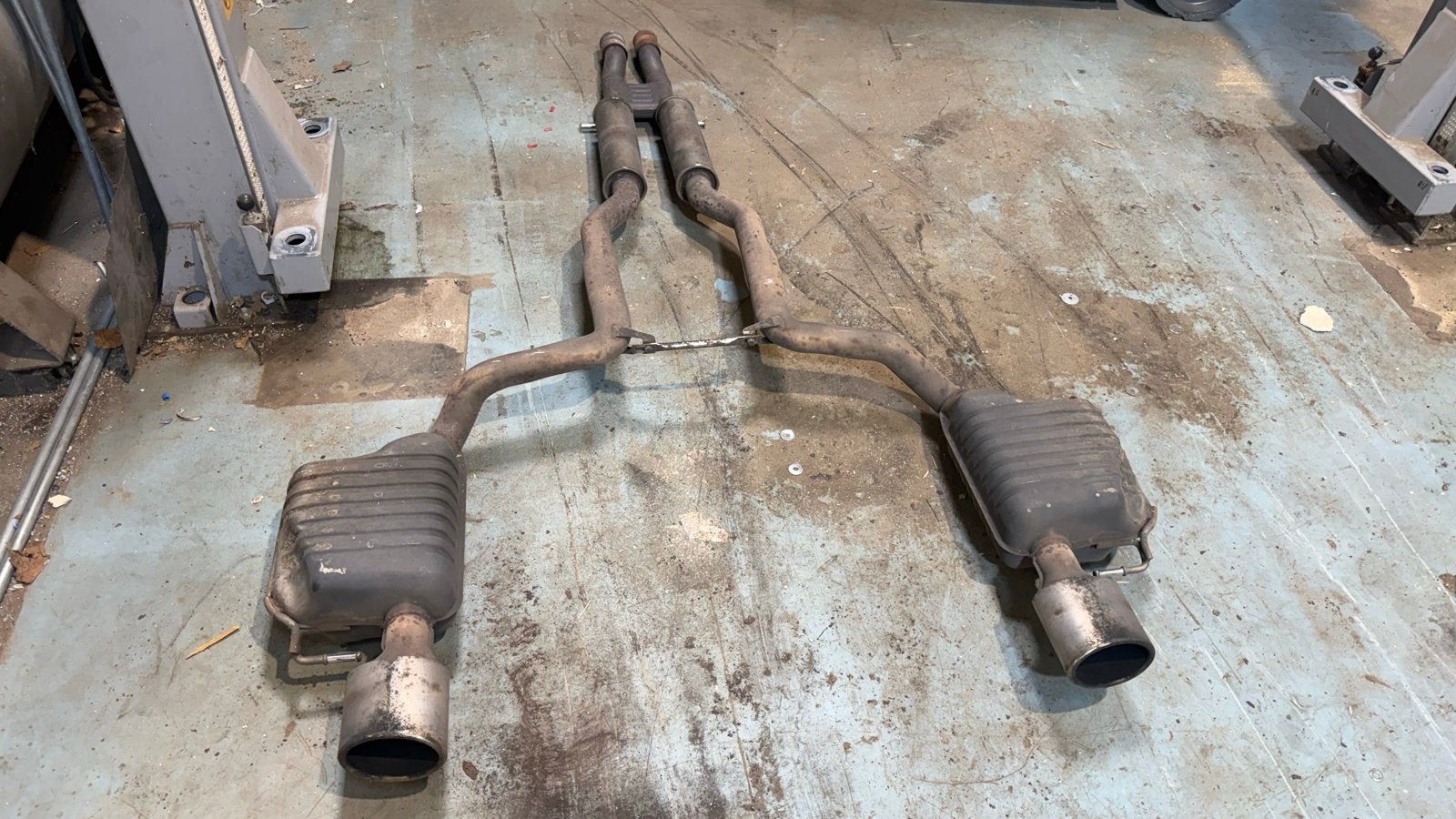 Originele uitlaat Audi RS6 5.0 TFSI (bj 2009), Auto-onderdelen, Ophalen, Gebruikt, Audi