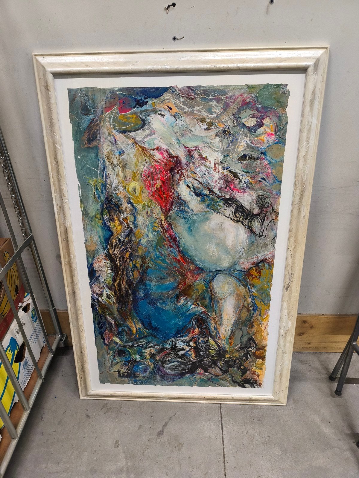Abstract Schilderij - Nelleke van den Oever - Fairy, Ophalen