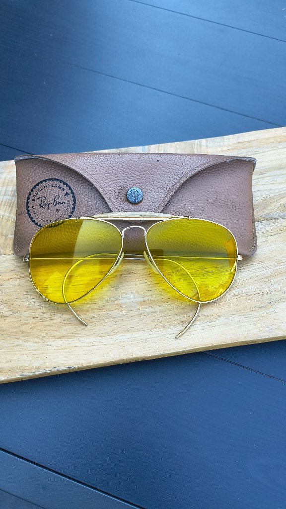Ray-Ban B&L USA Outdoorsman 58-14 10KGold Kalichrome Vintage, Sieraden, Tassen en Uiterlijk, Zonnebrillen en Brillen | Heren, Zonnebril