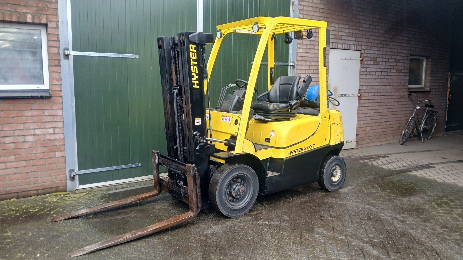 Hyster- 2ton - 3delig - sideshift- LPG - 2018, LPG, Heftruck, Ophalen of Verzenden, Hyster