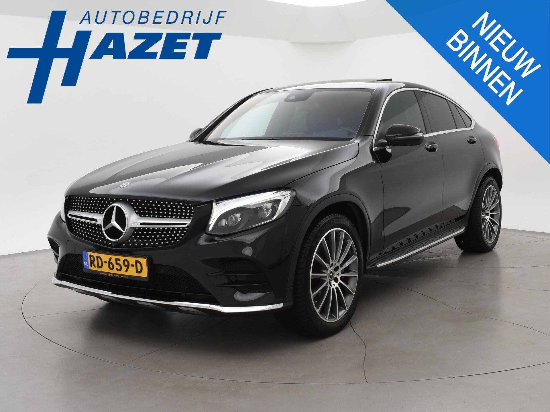 Mercedes-Benz GLC-klasse Coupé 250 4MATIC PREMIUM AMG SPORT, Automaat, Stof, Gebruikt, 4 cilinders