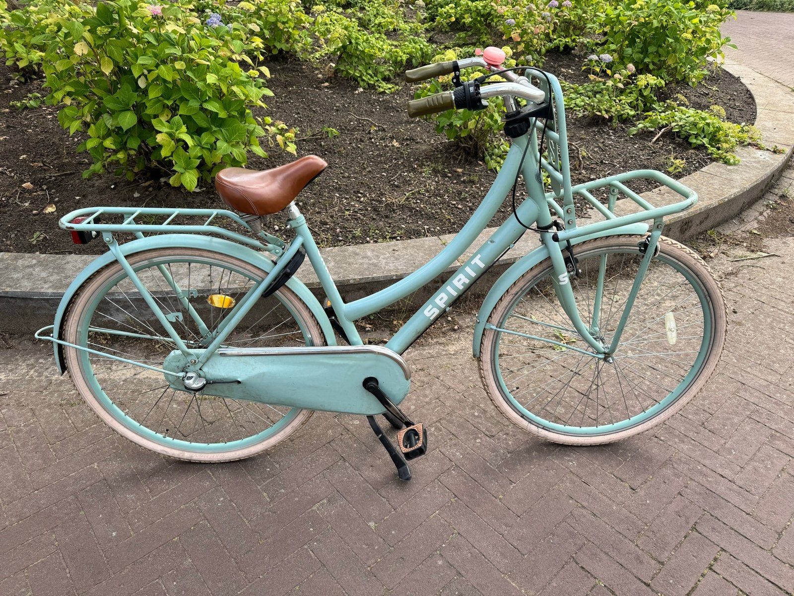 Spirit Cargo fiets - Lichtblauw met Nexus 3 versnellingen, Terugtraprem, Gebruikt, Versnellingen, 50 tot 53 cm