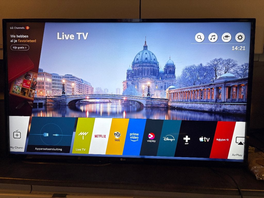 LG 43 inch UHD 4K TV, Gebruikt, 50 Hz, LCD, Ophalen of Verzenden