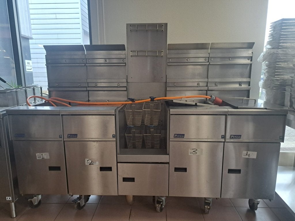 Complete set pitco friteuses, Ophalen, Gebruikt, Fornuis, Frituur en Grillen