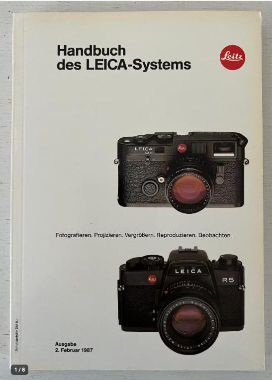Handbuch des Leica-Systems 1987, Ophalen of Verzenden, Gebruikt, Overige typen