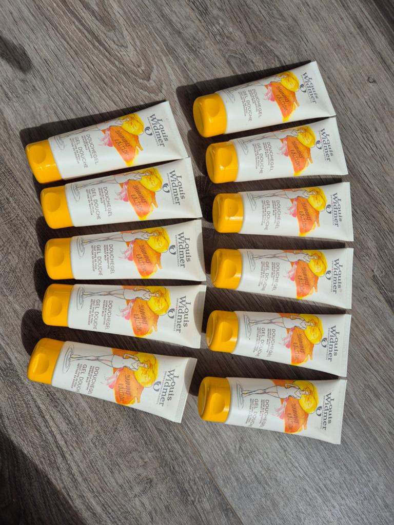 Louis Widmer Douchegel Summer Edition (11x 100ml), Ophalen of Verzenden, Nieuw, Bad & Douche