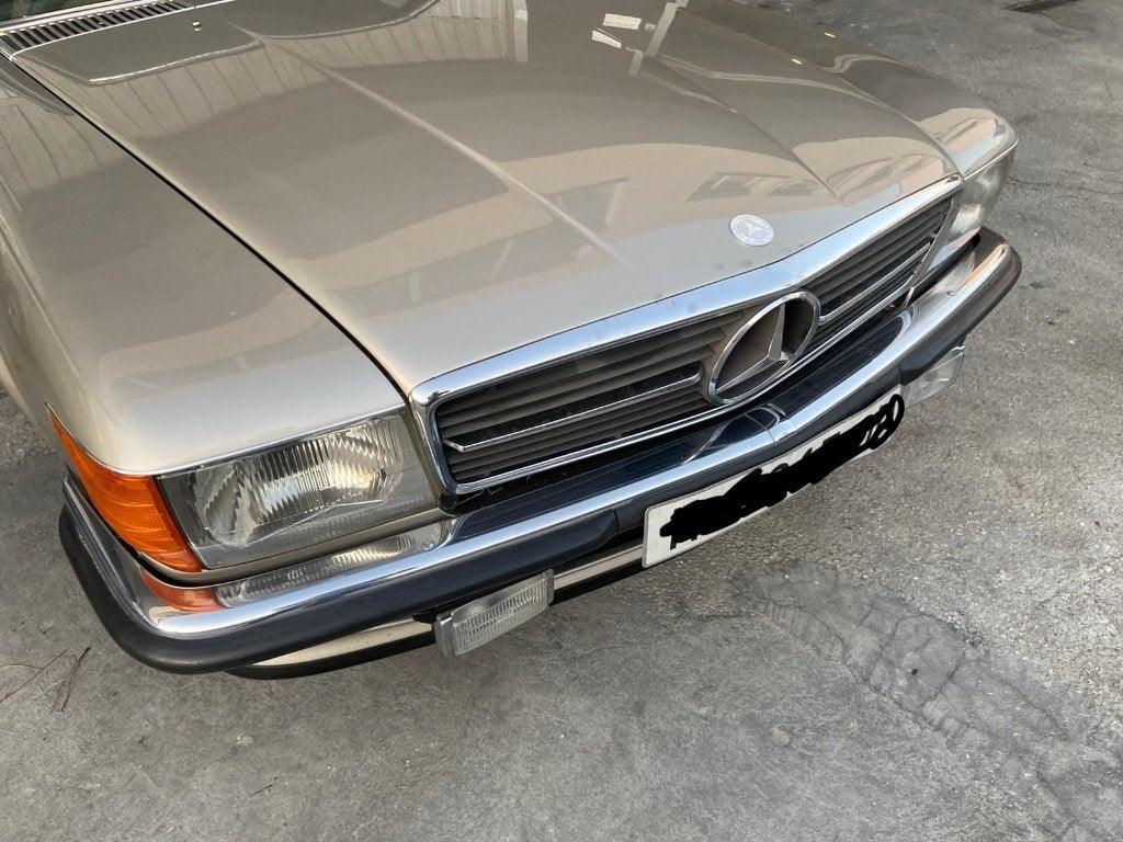 Bumperset Mercedes W107 R107 SL SLC RVS Nieuw, Auto-onderdelen, Mercedes-Benz, Nieuw, Ophalen of Verzenden, Bumper