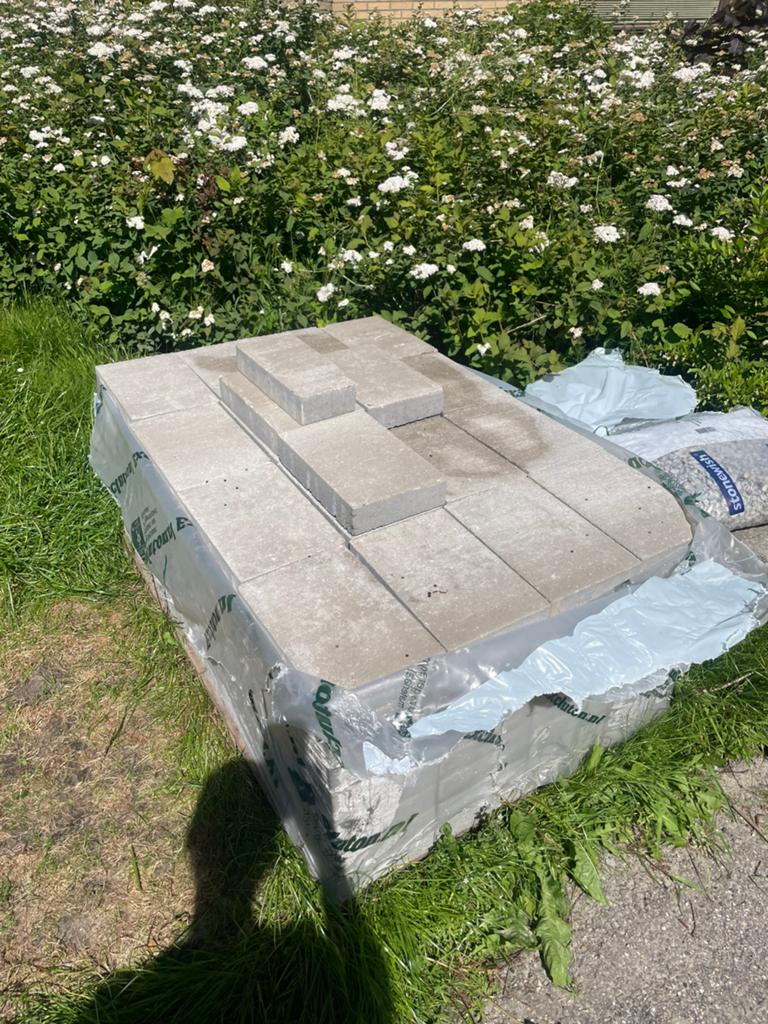 7,5m2 Excluton - Soft Comfort - 20x30x6cm - honey, Ophalen, Zo goed als nieuw, Beton, Terrastegels