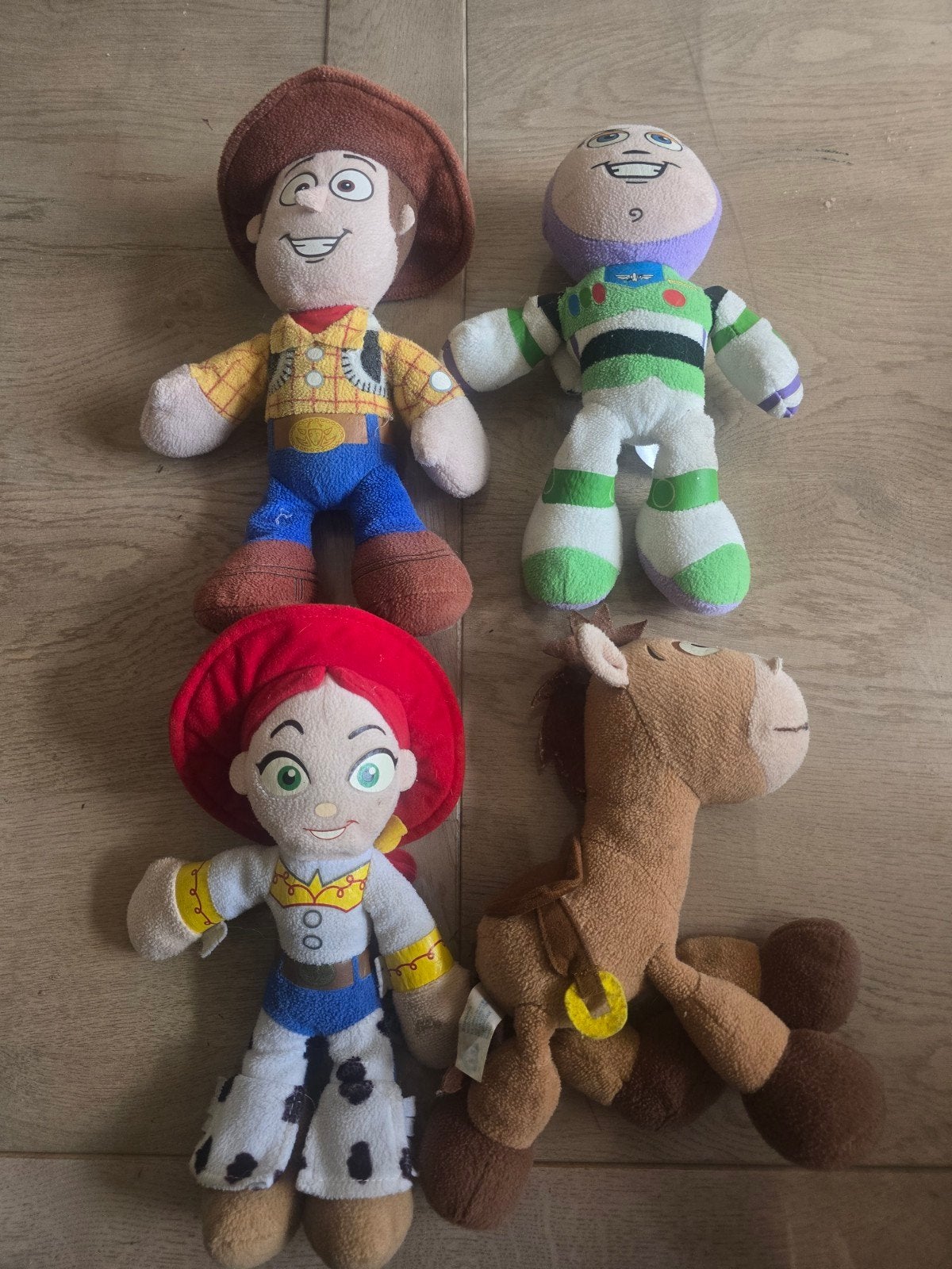 Toy Story Knuffels: Buzz, Woody, Jessie & Bullseye (30 cm), Kinderen en Baby's, Speelgoed | Knuffels en Pluche, Disney, Overige typen