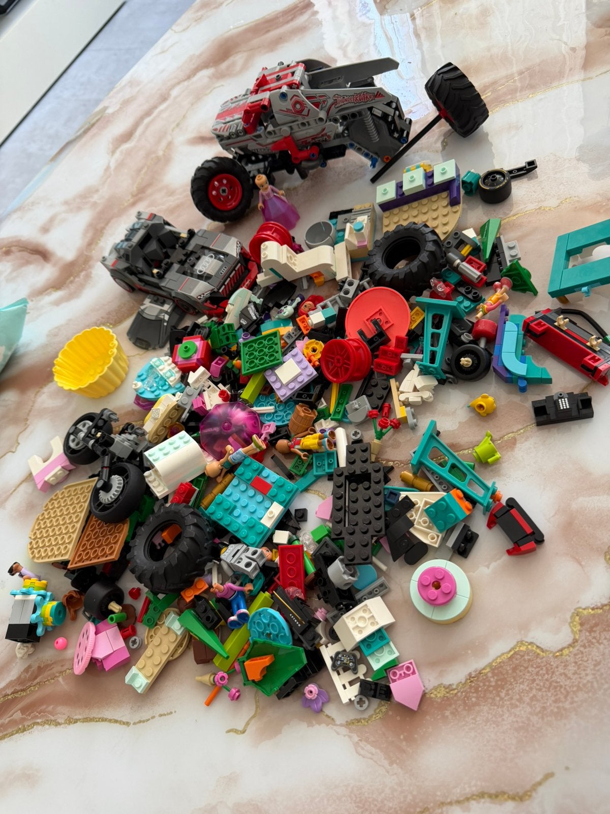 gemengde LEGO-steentjes, Kinderen en Baby's, Speelgoed | Bouwstenen, Ophalen, Zo goed als nieuw