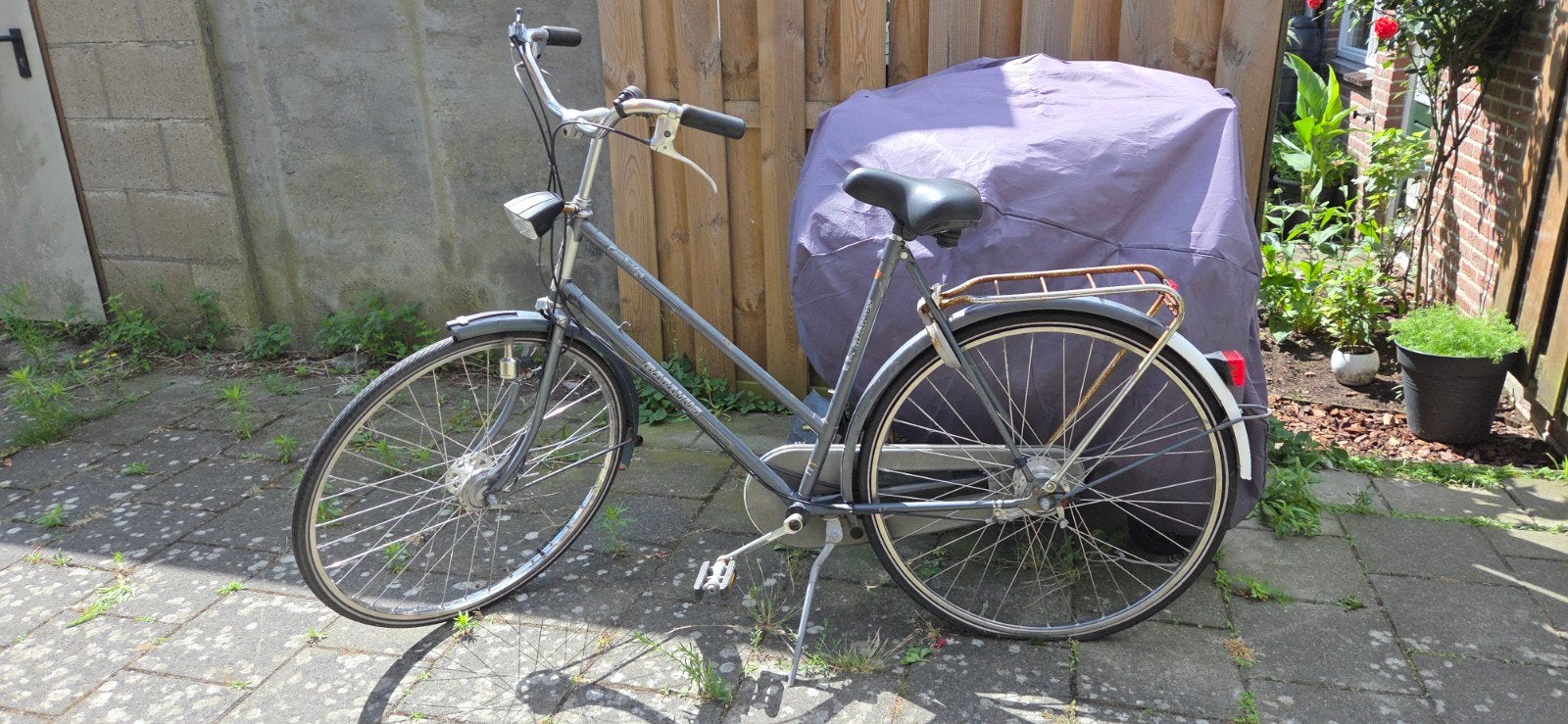 Batavus damesfiets - band plakken en gaan, Ophalen, Gebruikt