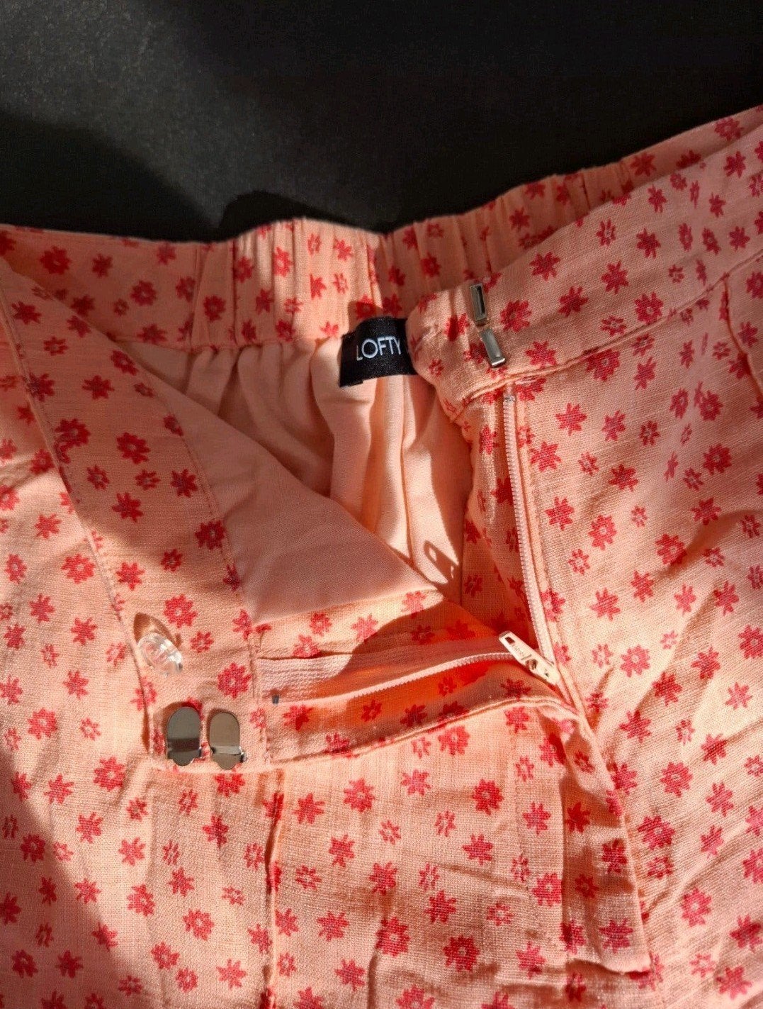 Lofty Manner Zachte Broek met Bloemenprint - Perzik/Roze, Lofty Manner, Ophalen of Verzenden, Roze, Maat 36 (S)