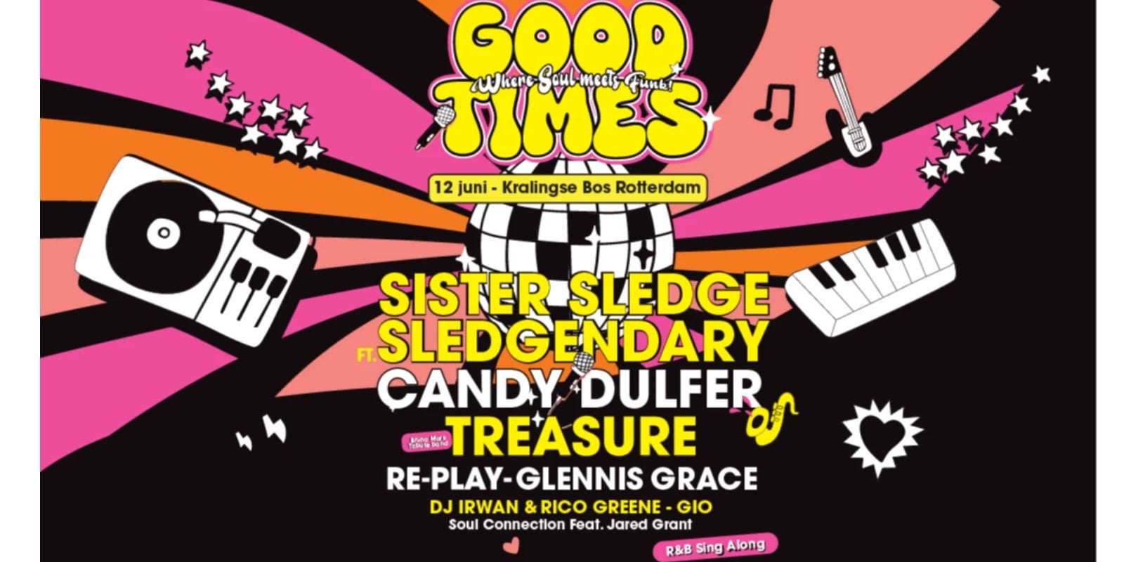 2x ticket Good Times Festival – 12 juni 2026 Rotterdam, Twee personen