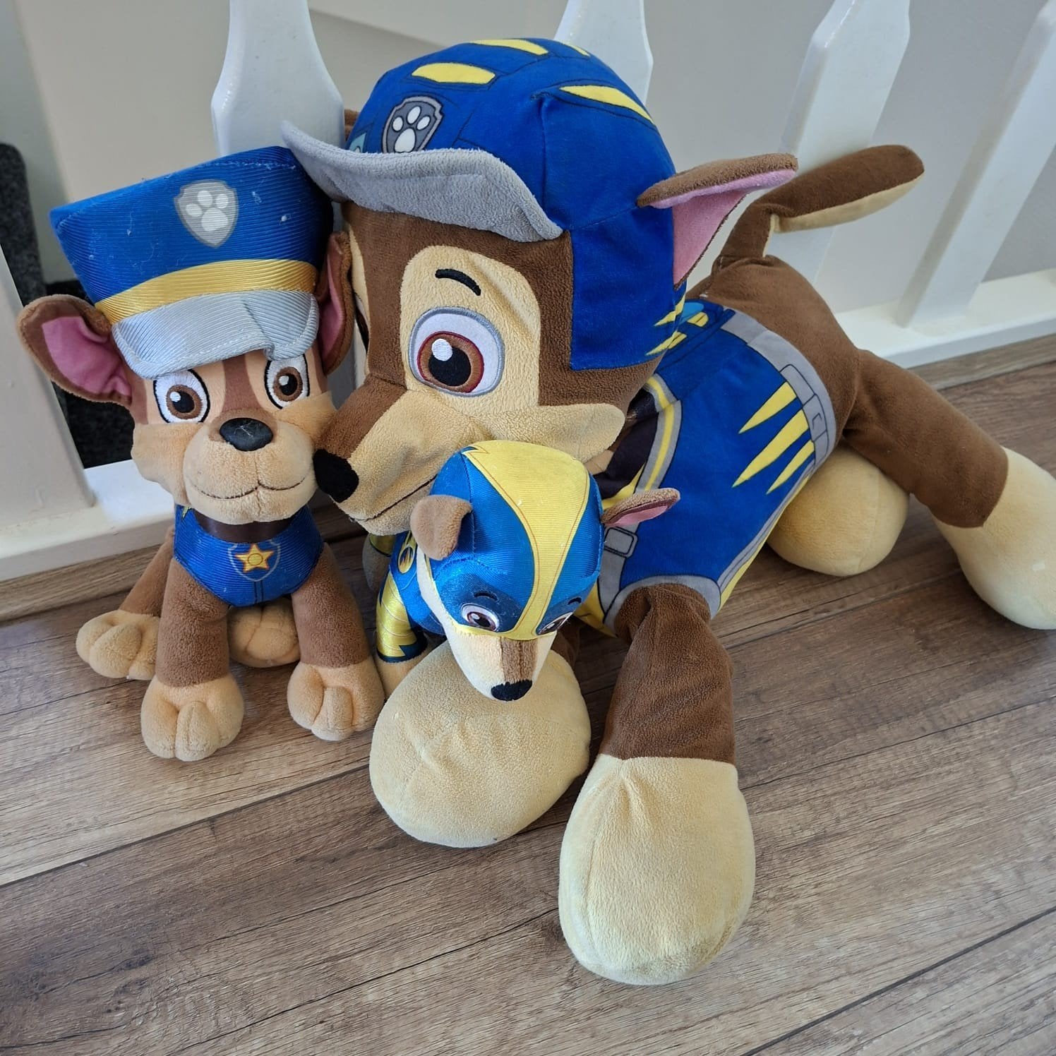 3 chase knuffels, Kinderen en Baby's, Ophalen of Verzenden, Zo goed als nieuw, Hond