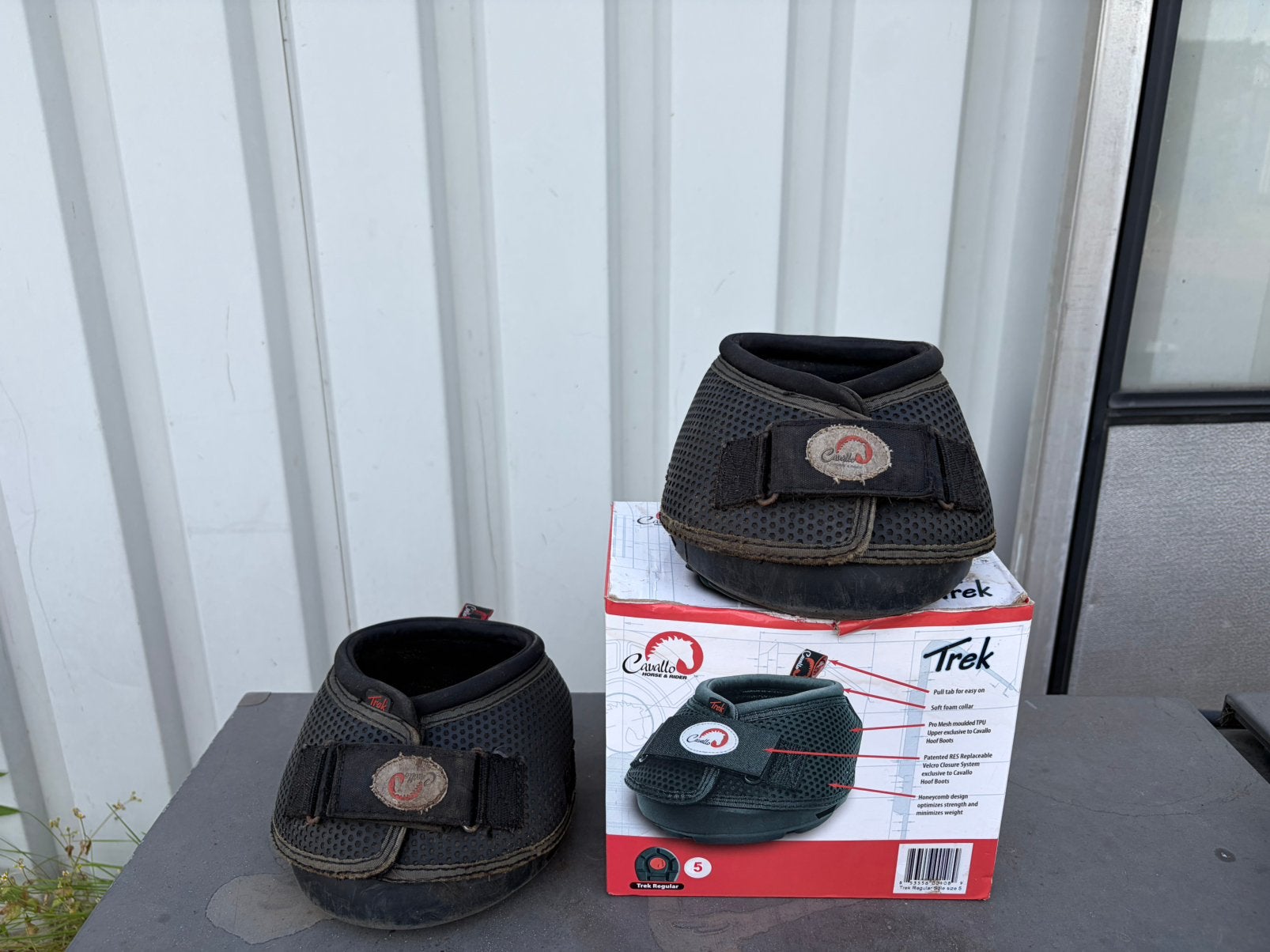 Cavallo hoefschoenen trek regular maat 5, Verzenden, Gebruikt