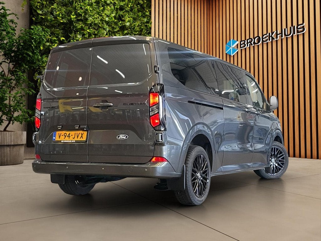 Ford Transit Custom DC 2.0 TDCI 170pk Aut. Limited L2H1, Auto's, Gebruikt, Euro 6, 4 cilinders, Origineel Nederlands