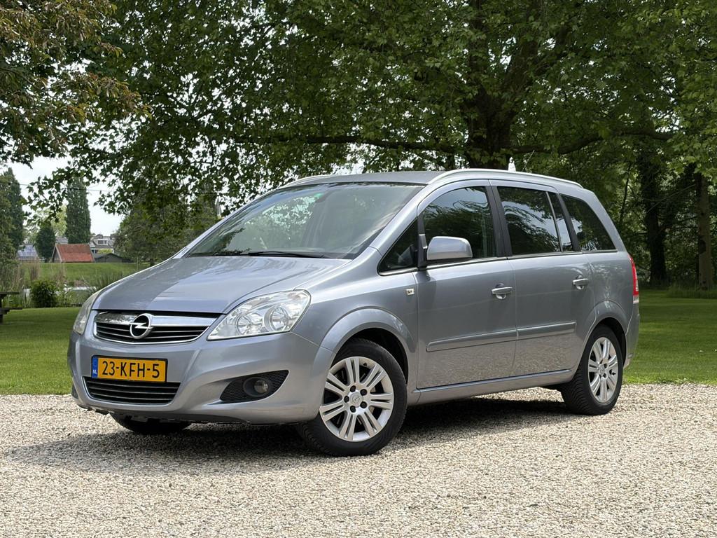 Opel Zafira 2.2-16V Comfort 7P Automaat (Lees tekst), Auto's, Stof, Gebruikt, Zwart, 4 cilinders