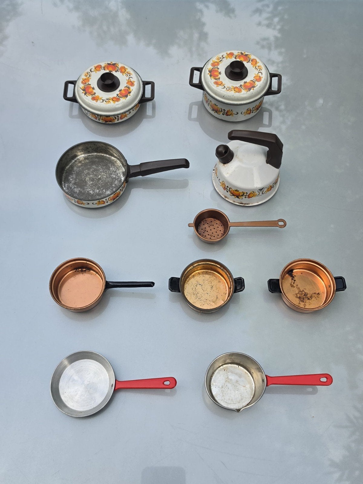 Fuchs oud blikken speelgoed keuken pannen, Ophalen of Verzenden