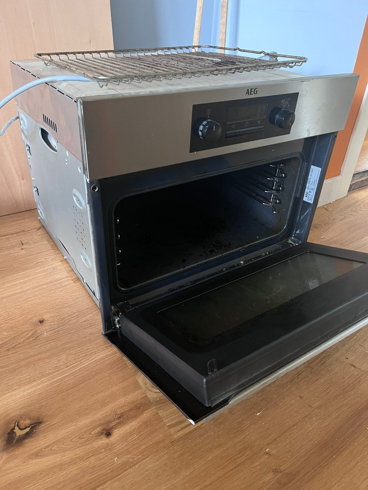 Aeg combi oven 45cm hoog, Ophalen, Gebruikt