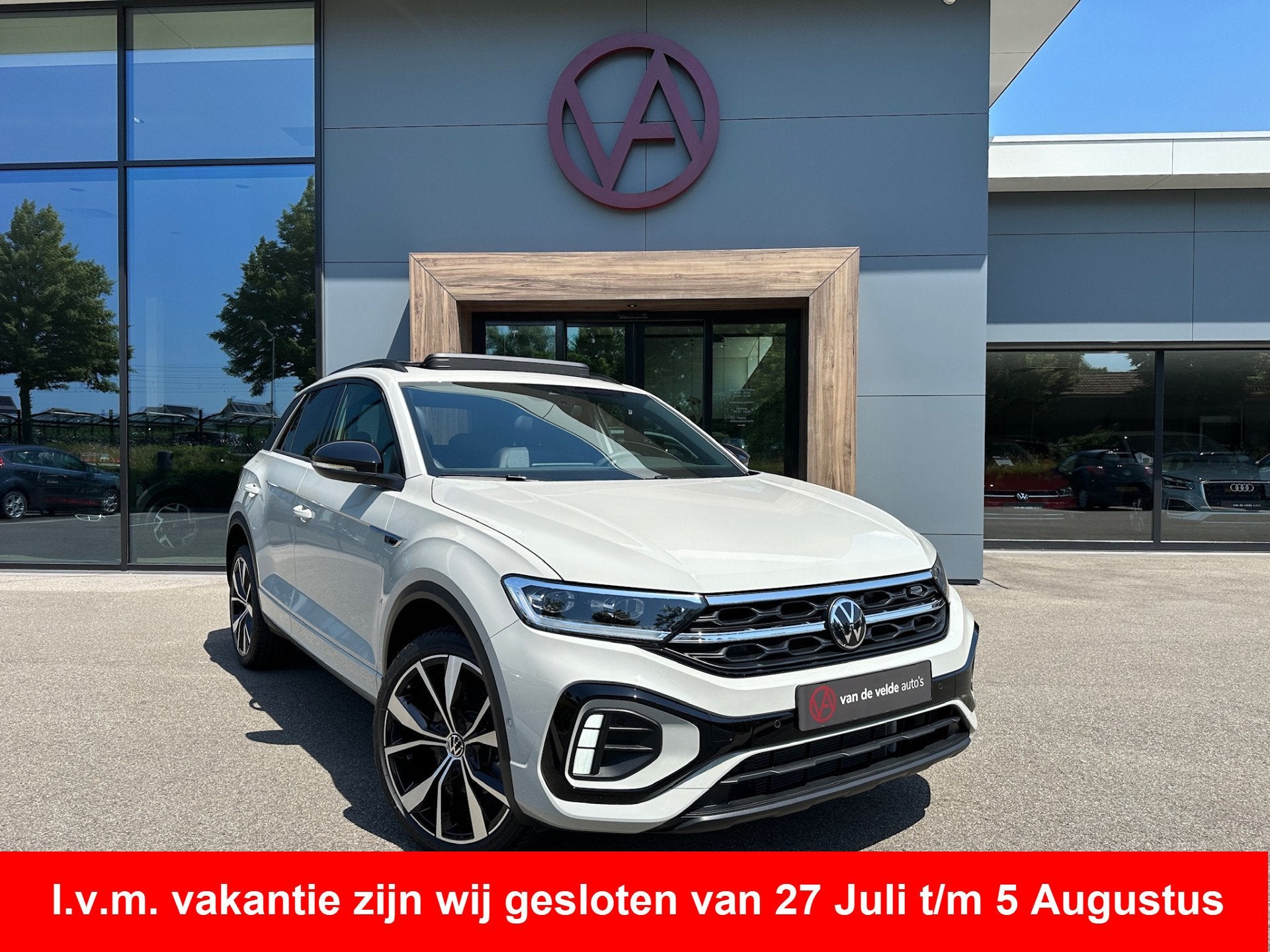 Volkswagen T-Roc 1.5 TSI 150pk DSG R-Line | Black Style | 19, Auto's, Volkswagen, 12 maanden, 1258 kg, Zwart, 4 cilinders