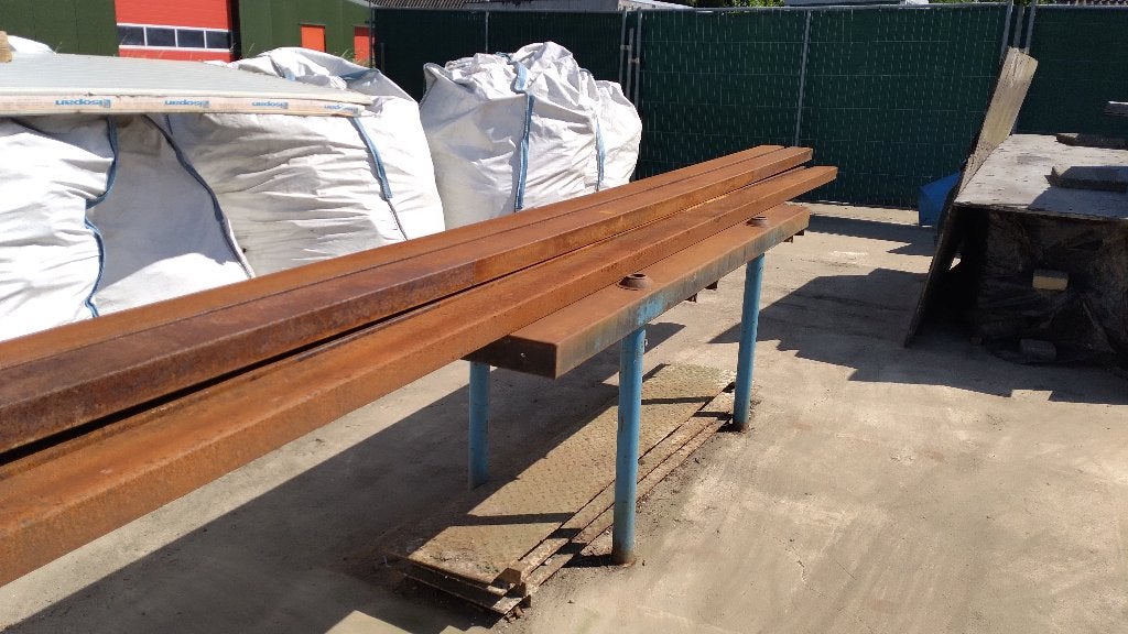 5x Robuuste Stalen Kokerbalken 60x120 mm – Lengte 4,5 meter, Doe-het-zelf en Verbouw, Metalen, Ophalen, Gebruikt, IJzer