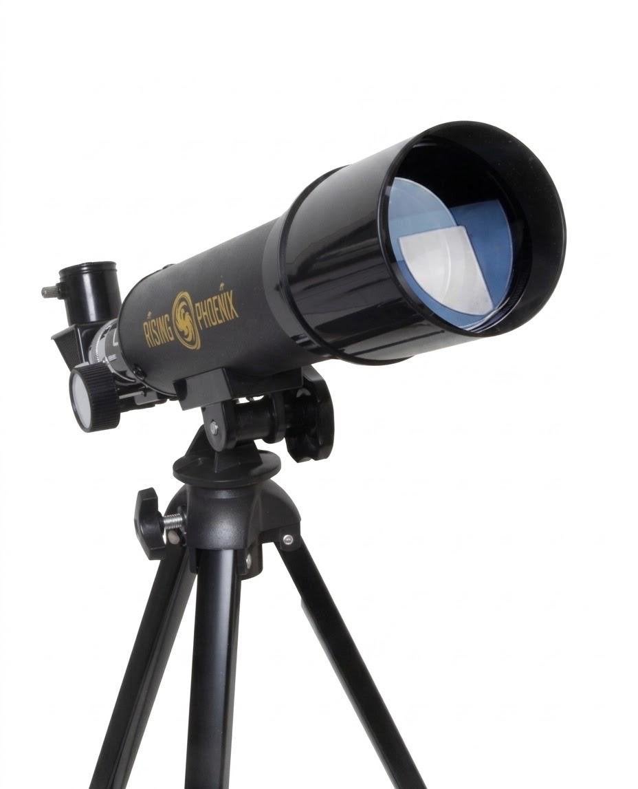 Rising Phoenix 50080 Telescoop - Zo goed als nieuw, Lenzentelescoop (refractor), Met statief, Ophalen of Verzenden, Zo goed als nieuw