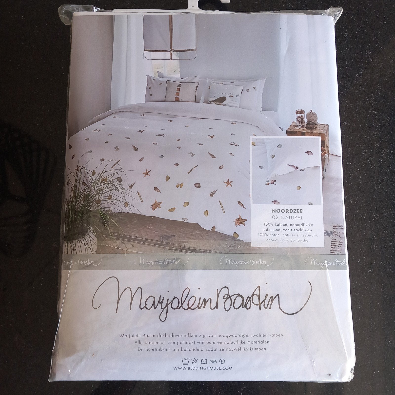 Marjolein Bastin dekbedovertrek Noordzee 240x200x220 NIEUW, Huis en Inrichting, Slaapkamer | Beddengoed, Lits-jumeaux, Dekbedovertrek