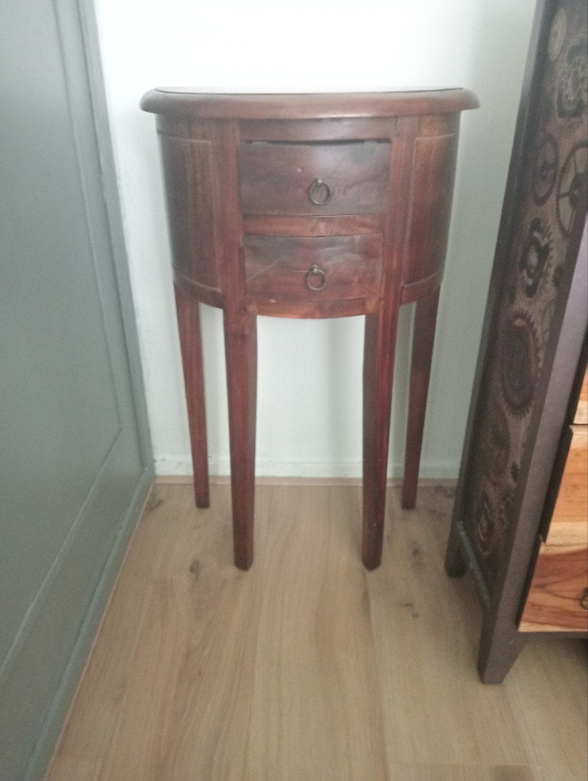 Haltafeltje, Huis en Inrichting, Tafels | Sidetables, Ophalen, 25 tot 50 cm, Rechthoekig