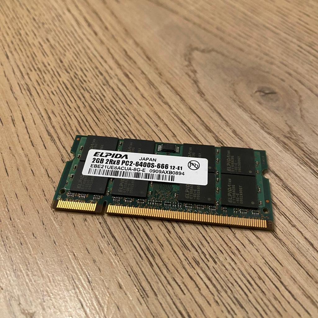 Elpida 2GB 2Rx8 DDR2 800MHz ( 1x 2GB ), Gebruikt, Ophalen of Verzenden, 800 MHz, DDR2
