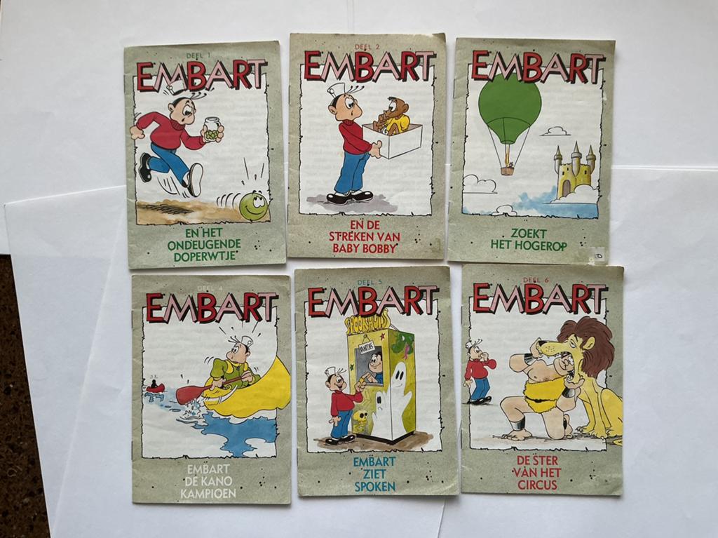 Embart 6 boekjes, Eén stripboek, Ophalen of Verzenden