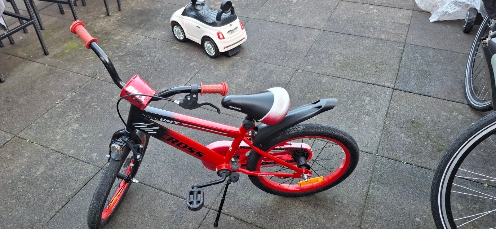 BMX Cross Kinderfiets 18 inch - Rood/Zwart, Ophalen