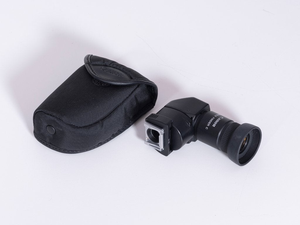 Canon Angle Finder C met 1.25x en 2.5x vergroting, Audio, Tv en Foto, Fotografie | Lenzen en Objectieven, Canon, Beschermhoes/tas