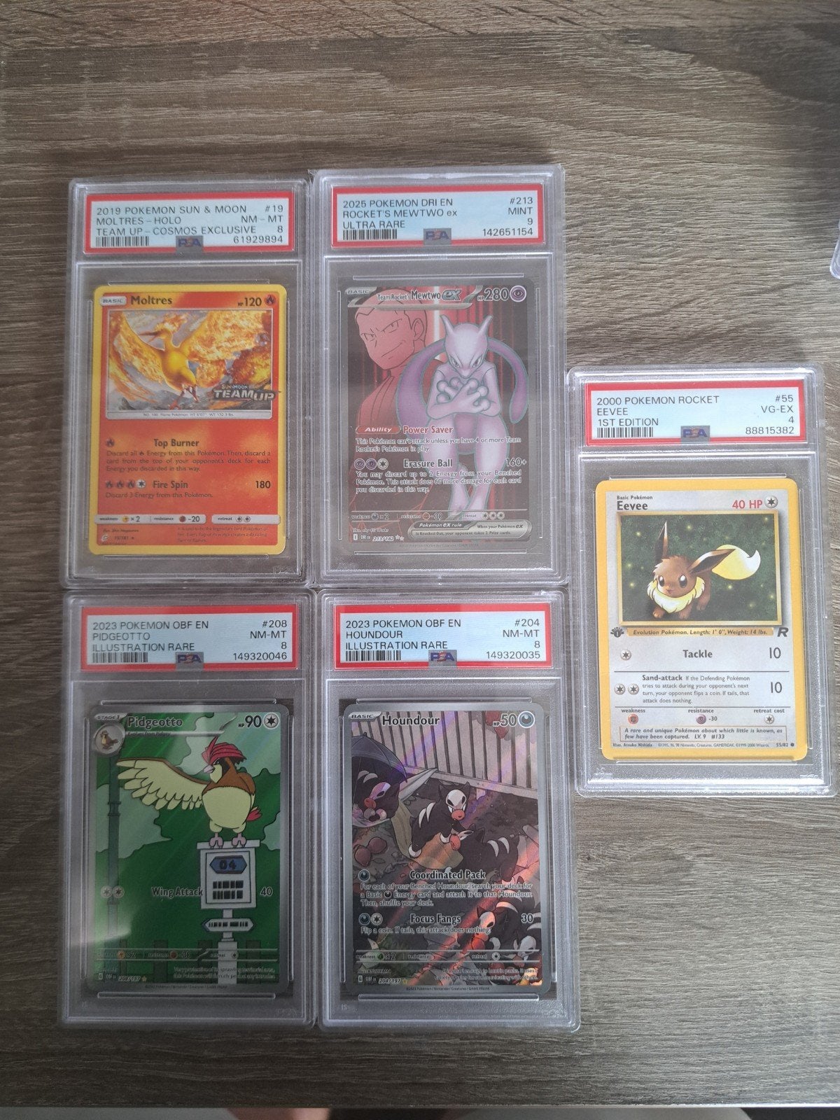 Pokemon PSA kaarten, Ophalen of Verzenden, Zo goed als nieuw, Meerdere kaarten