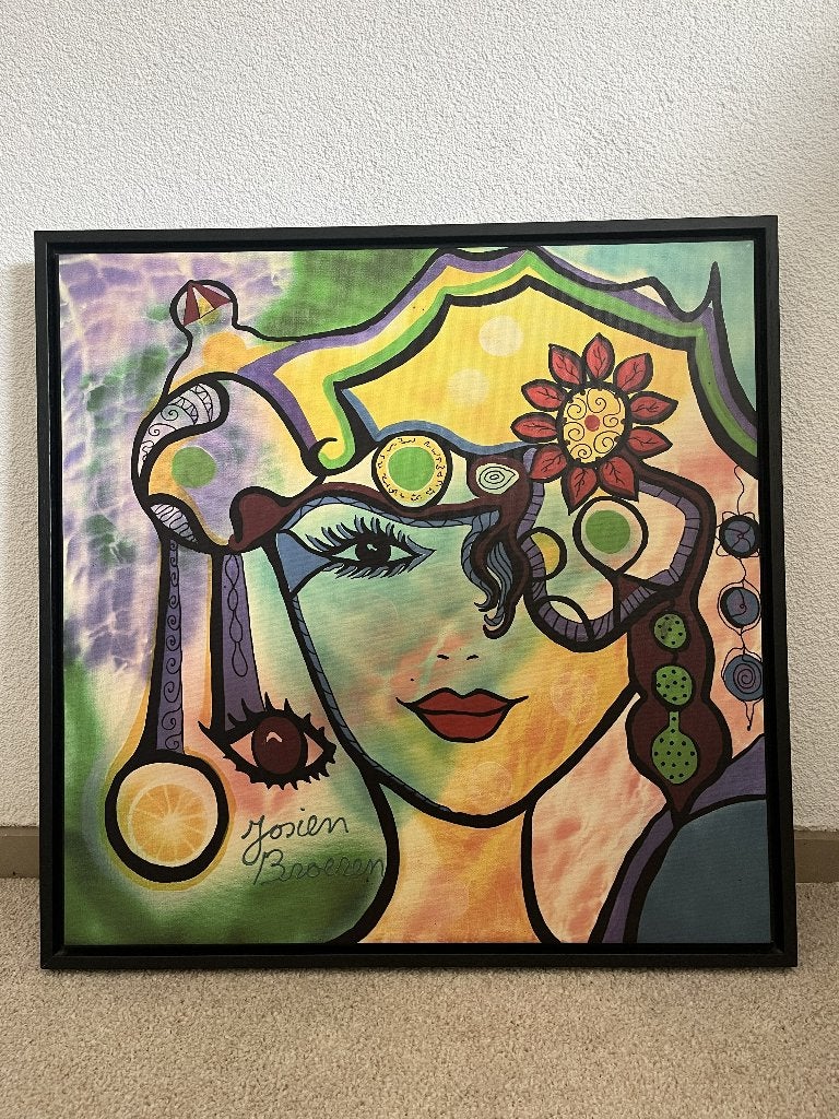 Schilderij Josien Broeren, Ophalen, Abstract, Overige materialen, Overige technieken