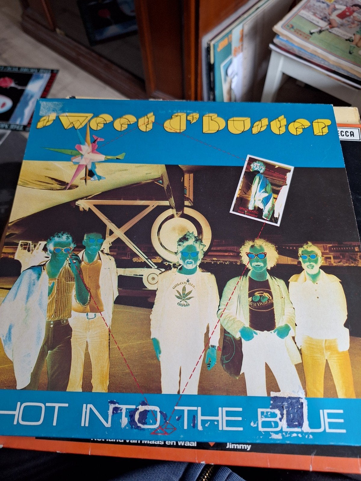 Sweet d'Buster - Hot Into The Blue LP (Pop/Rock), LP, Gebruikt, Pop, Ophalen of Verzenden