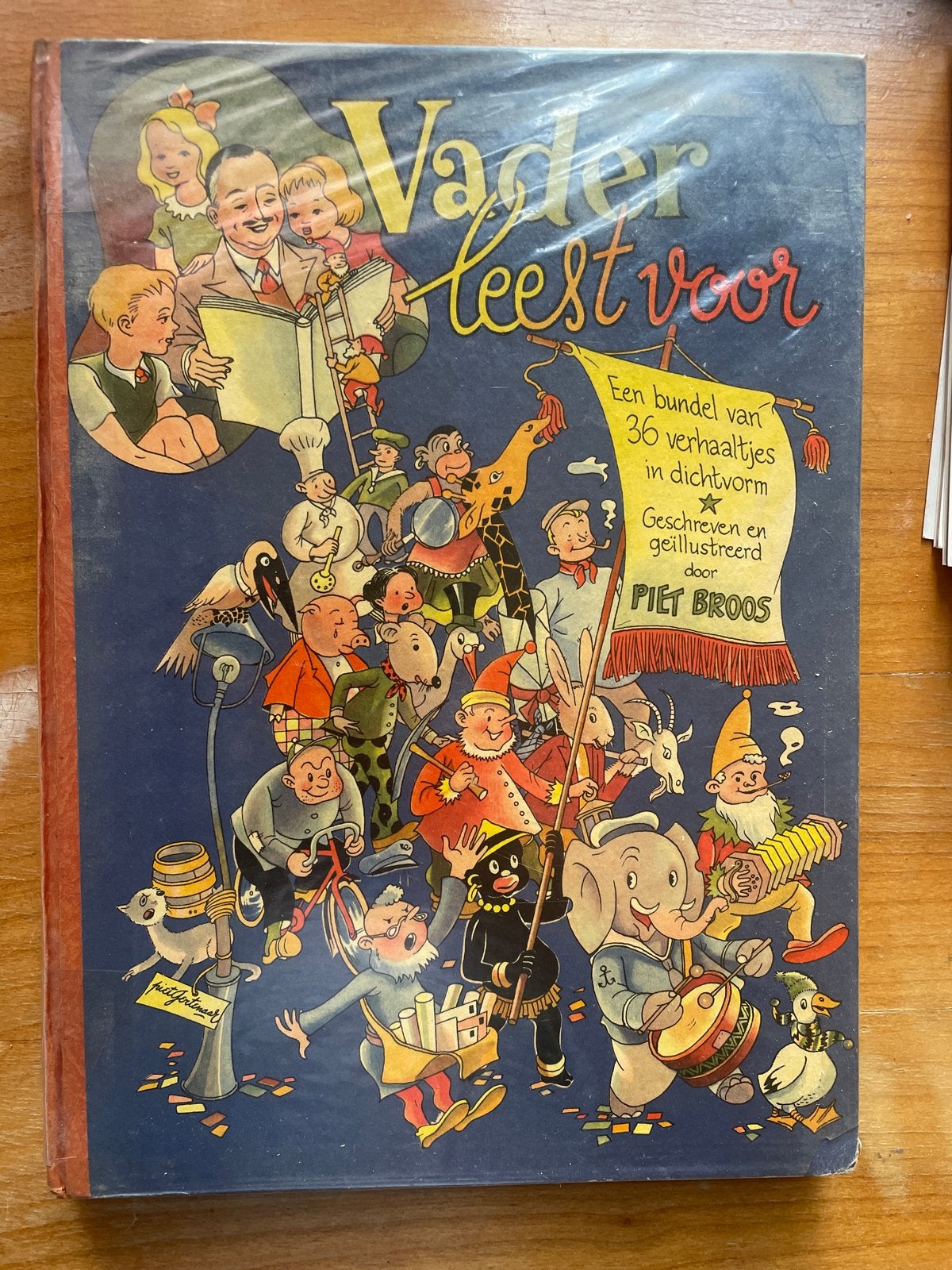 Vader leest voor - Piet Broos (Oud kinderboek), Ophalen of Verzenden, Gelezen, Sprookjes