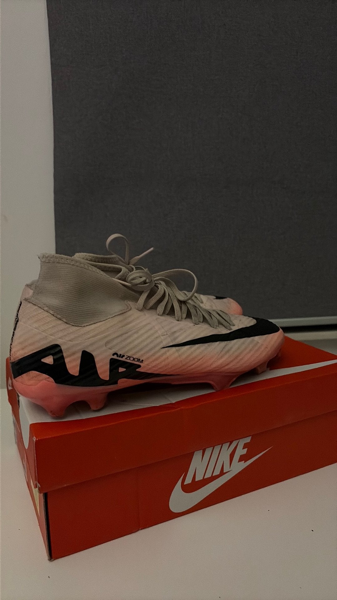 Nike Air Zoom Mercurial Superfly 9 – Roze/Zwart, Maat XL, Schoenen, Ophalen of Verzenden, Zo goed als nieuw