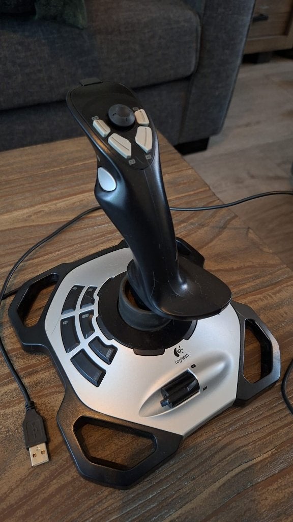Logitech Extreme 3D Pro - Joystick, Ophalen of Verzenden, Gebruikt, Logitech