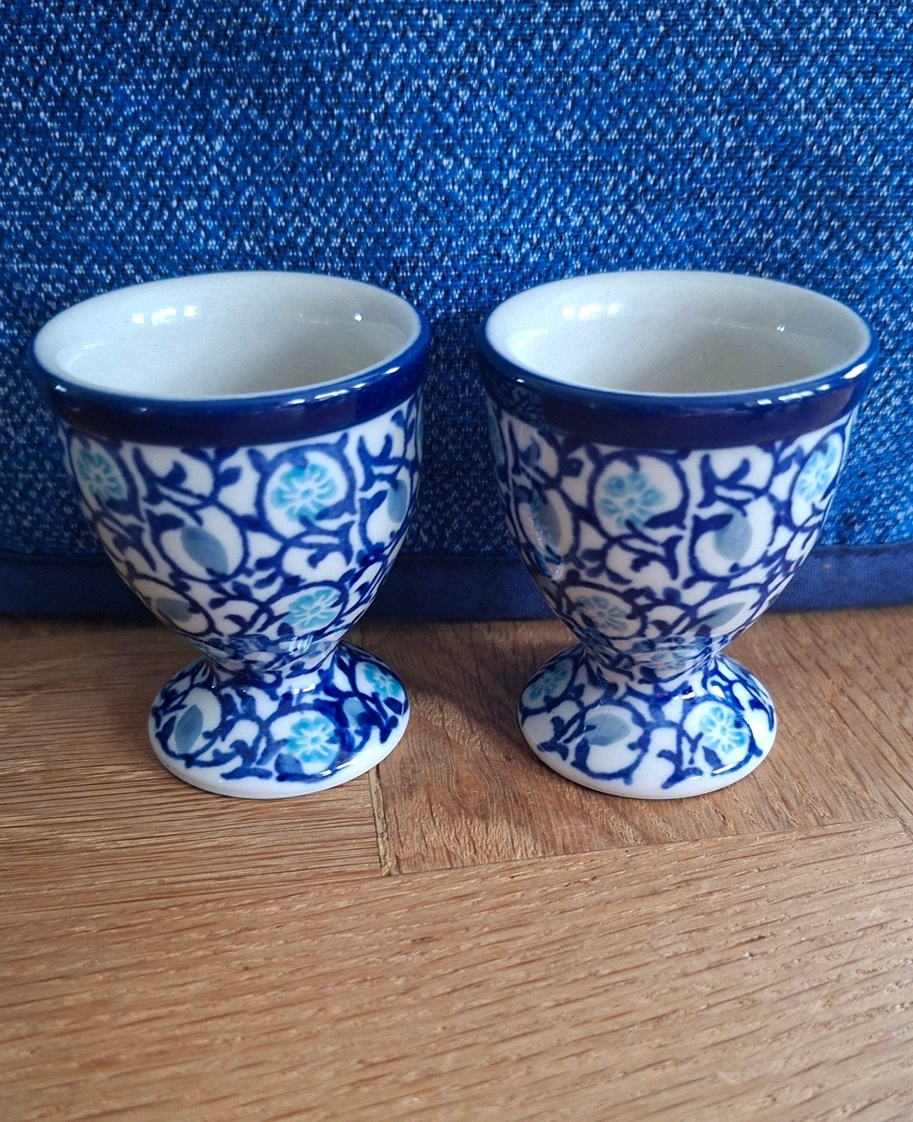 Bunzlau eierdopjes - Ensemble, ., Keramiek, Overige typen, Ophalen of Verzenden