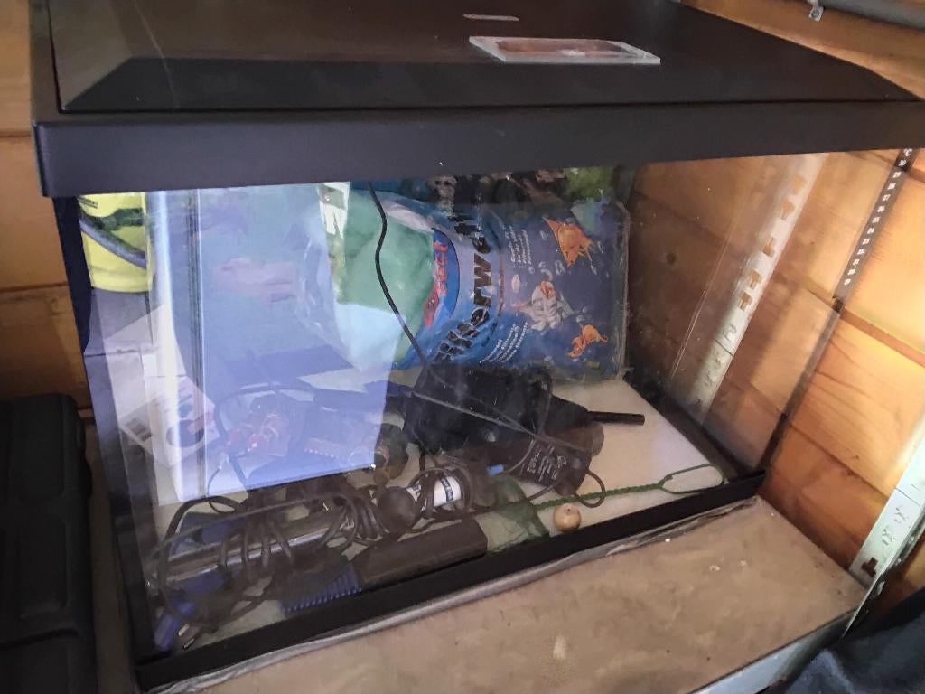 Aqarium, Dieren en Toebehoren, Vissen | Aquaria en Toebehoren, Ophalen, Gebruikt, Leeg aquarium, Superfish