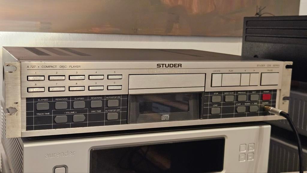 Studer A727 professionele CD speler met defect, Ophalen