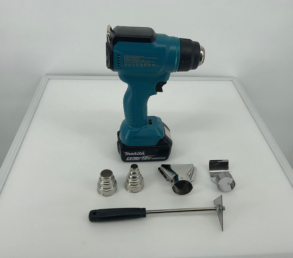 Nieuwe hetelucht/warmtepistool werkend op Makita 18V LXT, Doe-het-zelf en Verbouw, Ophalen of Verzenden, Nieuw