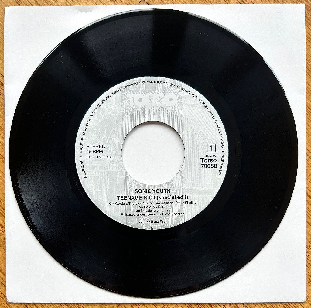 SONIC YOUTH - TEENAGE RIOT (SPECIAL EDIT) (7" PROMO), Limited edition, 7 inch, Ophalen of Verzenden, Nieuw in verpakking