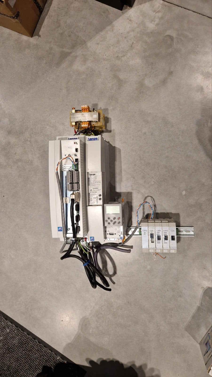 Lenze inverter Set met oa EVS9324-EP, E82EV251_2C, Ophalen of Verzenden