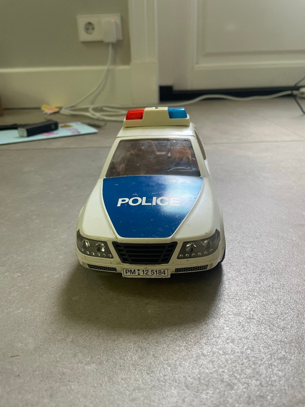 Playmobil Politieauto met Sirene en Licht, Ophalen, Gebruikt
